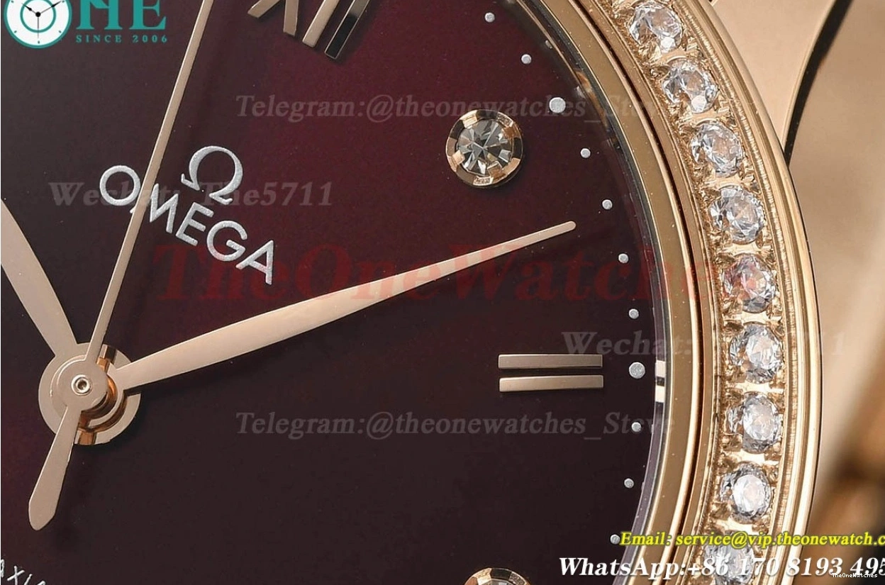 De A8800 RG Prestige Dial Ladies VSF Ville Dia 34mm Brown RG 0108